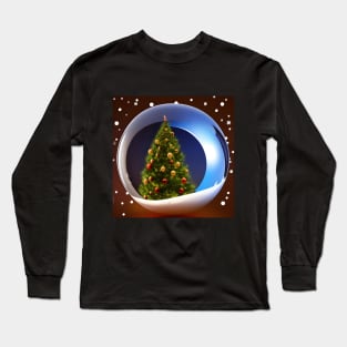 Christmas Tree in Glass Ball Long Sleeve T-Shirt